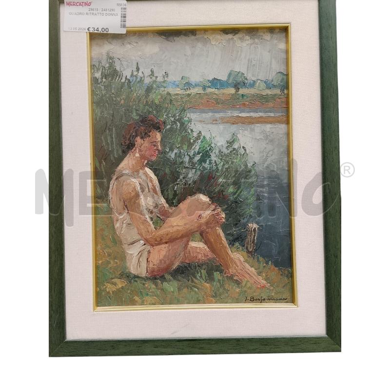 QUADRO RITRATTO DONNA | Mercatino dell'Usato Roma tiburtina 1
