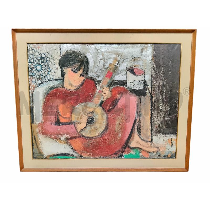 QUADRO RITRATTO DONNA TRONCHI | Mercatino dell'Usato Roma tiburtina 1
