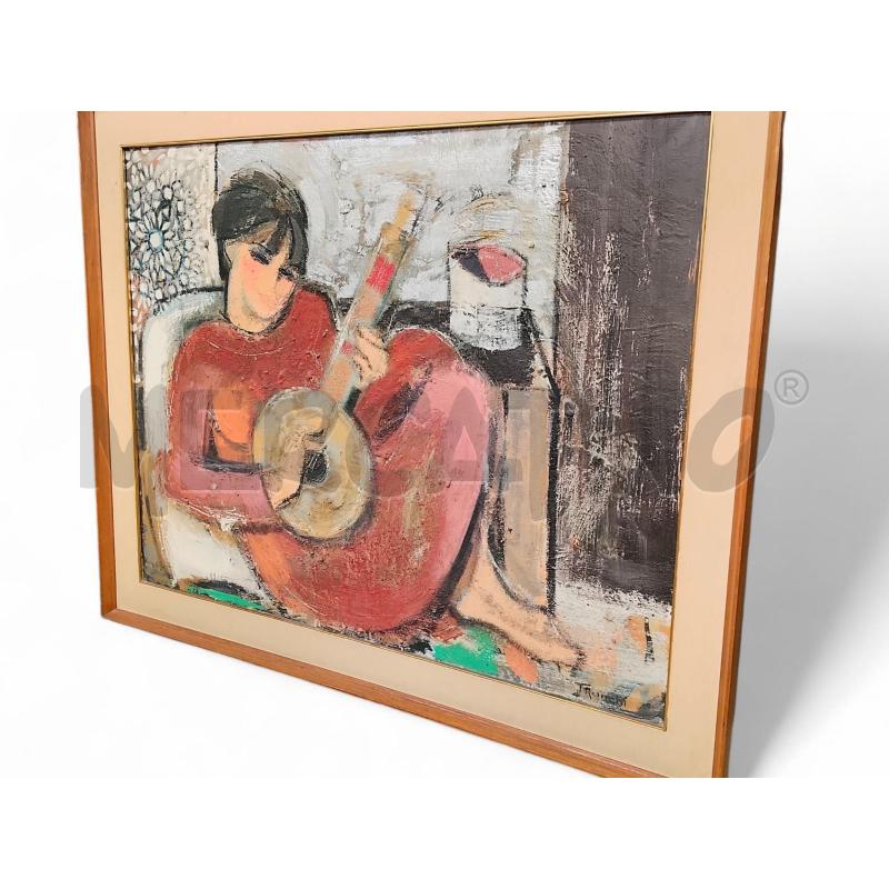 QUADRO RITRATTO DONNA TRONCHI | Mercatino dell'Usato Roma tiburtina 2