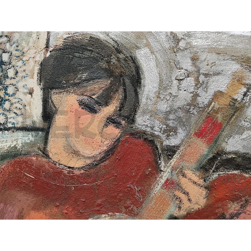 QUADRO RITRATTO DONNA TRONCHI | Mercatino dell'Usato Roma tiburtina 3