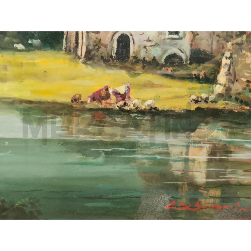 QUADRO TIVOLI SCENA ANIMALI CAMPI | Mercatino dell'Usato Roma tiburtina 3