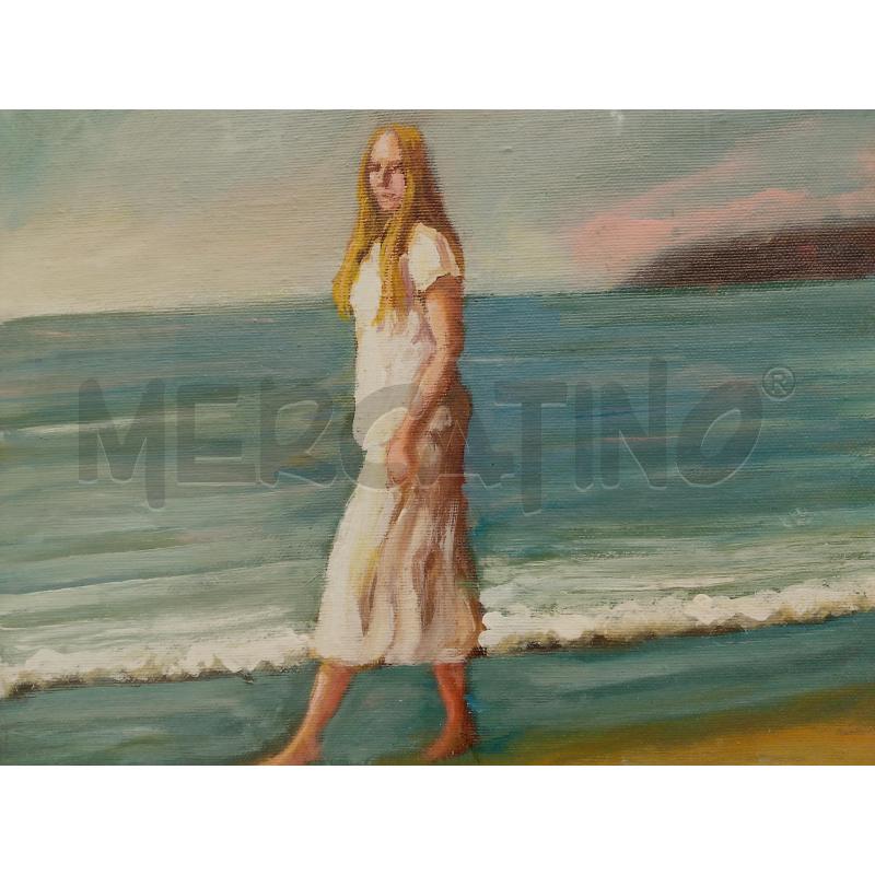 QUADRO VENTURA RAGAZZA MARE  | Mercatino dell'Usato Roma tiburtina 2