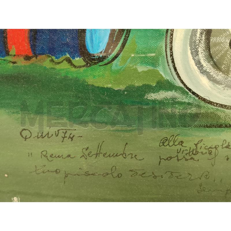 QUADRO VITTORIO QUINTAVALLE MACCHINA ALBERO | Mercatino dell'Usato Roma tiburtina 5