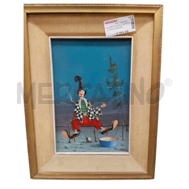 QUADRO  ALFANO DARDARI CLOWN VASCHETTA | Mercatino dell'Usato Roma tiburtina 1