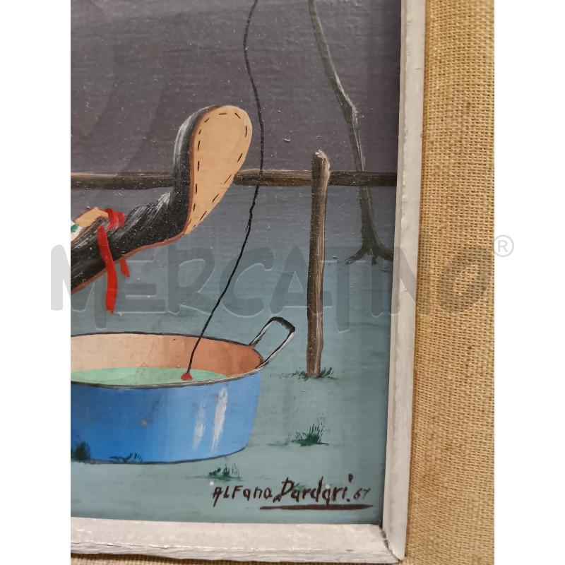 QUADRO  ALFANO DARDARI CLOWN VASCHETTA | Mercatino dell'Usato Roma tiburtina 3