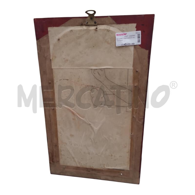 QUADRO  PAESAGGIO SU TAVOLA | Mercatino dell'Usato Roma tiburtina 3
