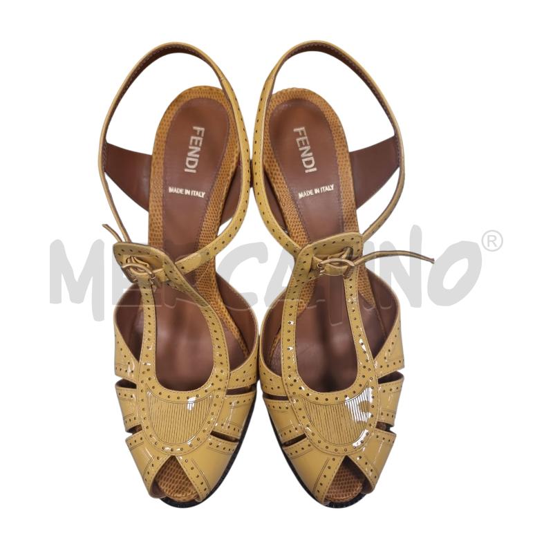 SCARPE DONNA CAMILION GIALLA FENDI | Mercatino dell'Usato Roma tiburtina 2