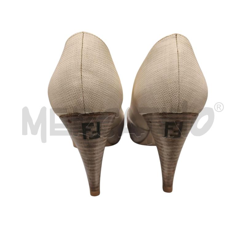 SCARPE DONNA FENDI LINO PITONE BIA  | Mercatino dell'Usato Roma tiburtina 3
