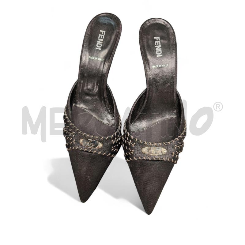 SCARPE DONNA FENDI NE PUNTA LOGO | Mercatino dell'Usato Roma tiburtina 2
