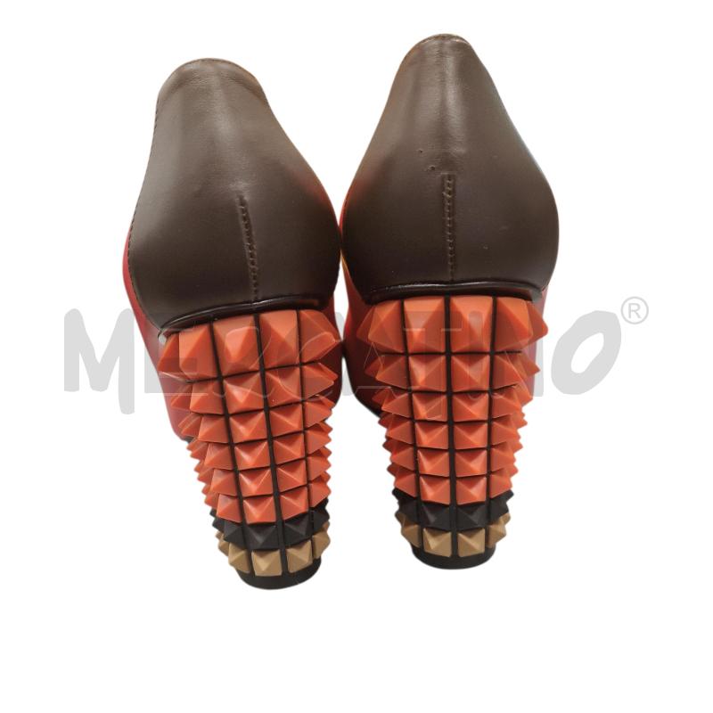 SCARPE DONNA FENDI TACCO BORCHIE ROSSO MARR | Mercatino dell'Usato Roma tiburtina 2
