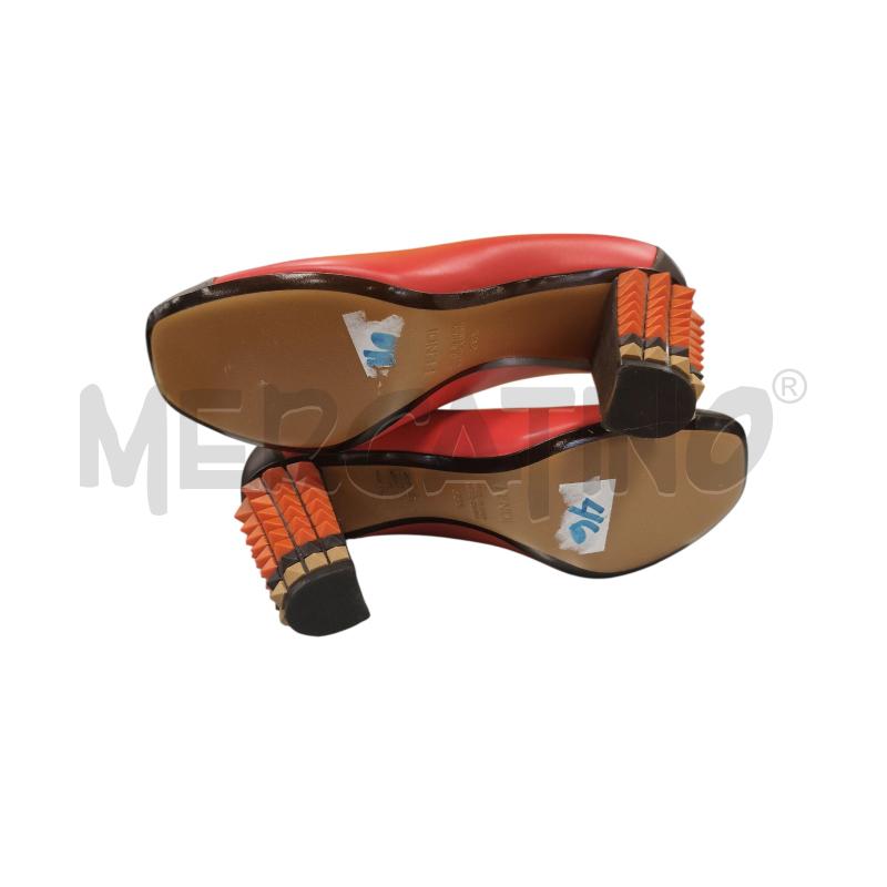 SCARPE DONNA FENDI TACCO BORCHIE ROSSO MARR | Mercatino dell'Usato Roma tiburtina 3