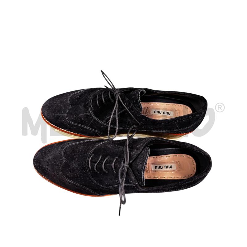 SCARPE DONNA  MIU MIU ALTE BLU  | Mercatino dell'Usato Roma tiburtina 2