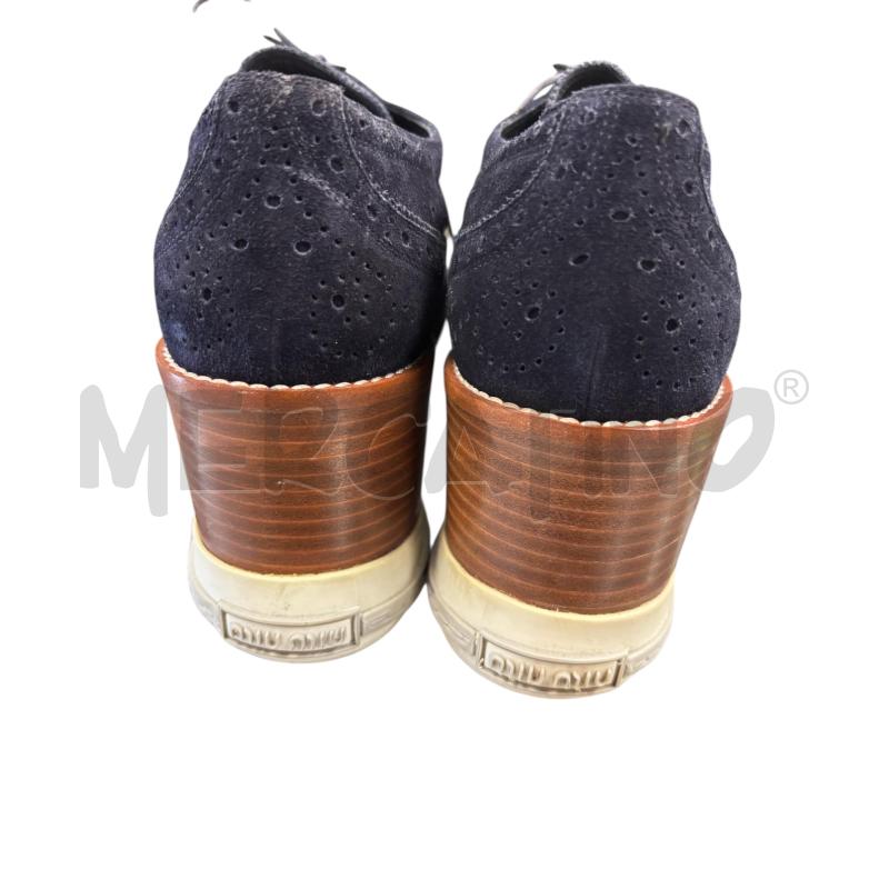 SCARPE DONNA  MIU MIU ALTE BLU  | Mercatino dell'Usato Roma tiburtina 3