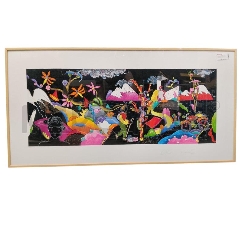 SERIGRAFIA ALINARI VIAGGIO SULLA SCOGLIERA 60X120 | Mercatino dell'Usato Roma tiburtina 1