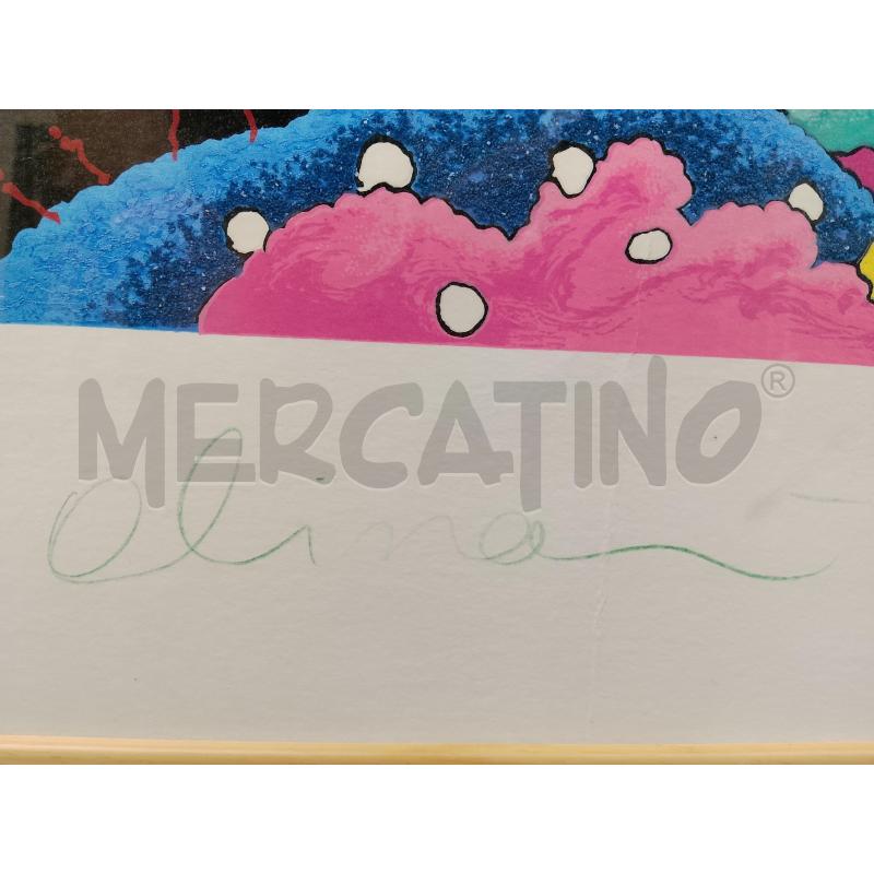 SERIGRAFIA ALINARI VIAGGIO SULLA SCOGLIERA 60X120 | Mercatino dell'Usato Roma tiburtina 3