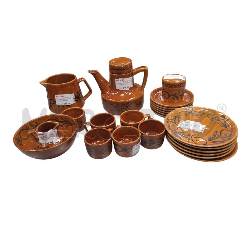 SERVIZIO 17 PZ CERAMICA SVIZZERA ANNI 70 | Mercatino dell'Usato Roma tiburtina 1
