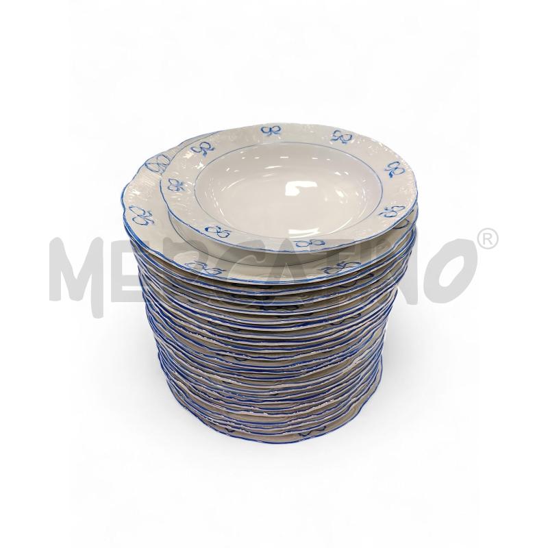 SERVIZIO  PIATTI VISTA ALEGRE PZ 54 BLU FIOCCO | Mercatino dell'Usato Roma tiburtina 1