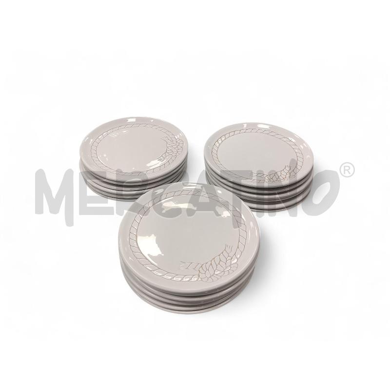 SET PIATTI PZ 18 CERAMCIA SARDA | Mercatino dell'Usato Roma tiburtina 1