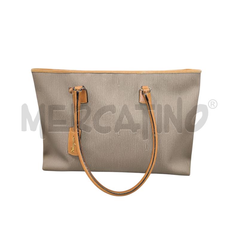SHOPPER GRSNDE FERRAGAMO TORTORA DETT PELLE | Mercatino dell'Usato Roma tiburtina 1