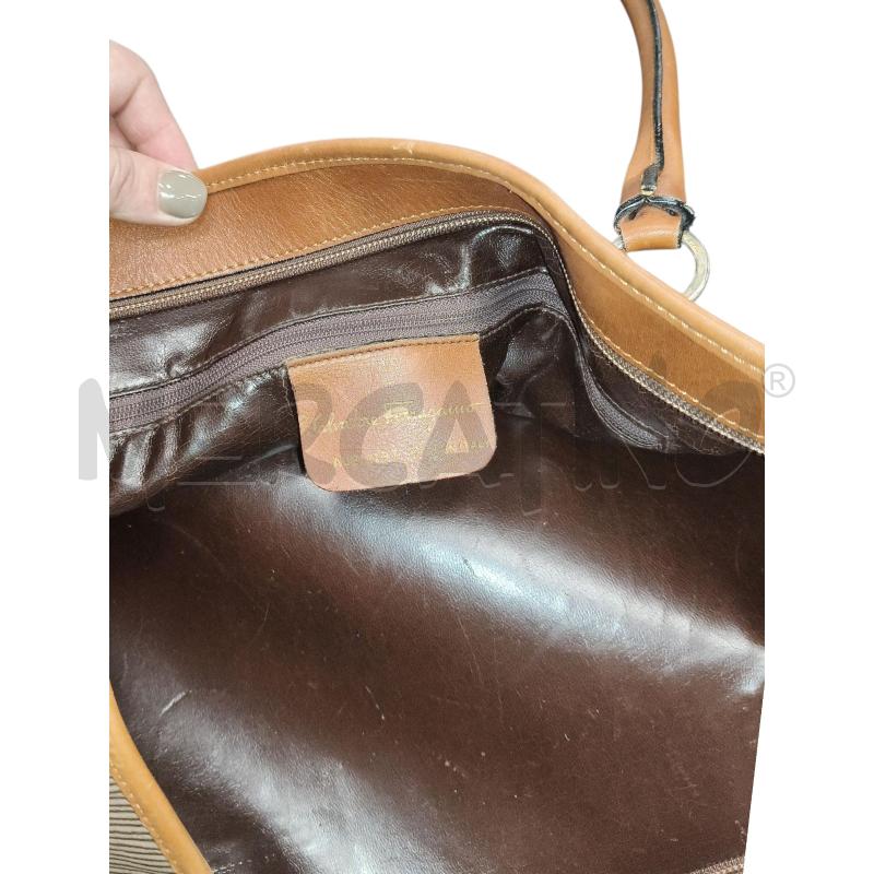 SHOPPER GRSNDE FERRAGAMO TORTORA DETT PELLE | Mercatino dell'Usato Roma tiburtina 5