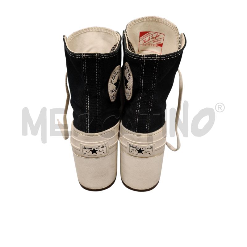 SNEAKERS DONNA TACCO CONVERSE NERE  | Mercatino dell'Usato Roma tiburtina 3