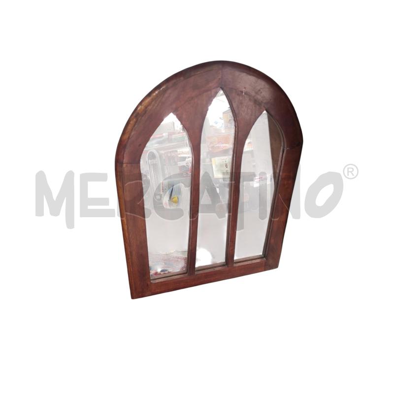 SPECCHIO 3 ARCHI OGIVA LEGNO | Mercatino dell'Usato Roma tiburtina 1