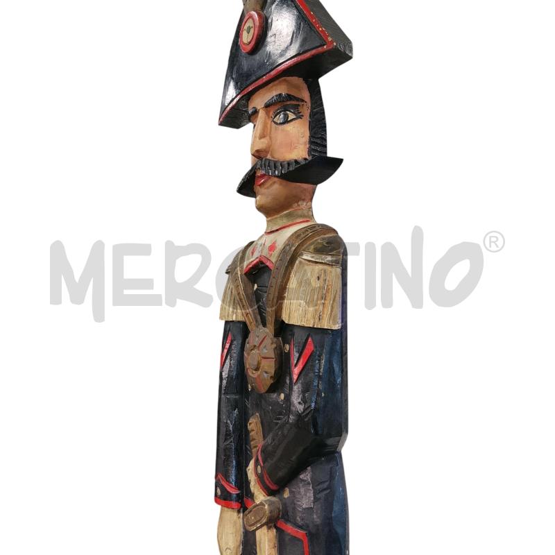 STATUINA CARABINIERE LEGNO 160 CM | Mercatino dell'Usato Roma tiburtina 3