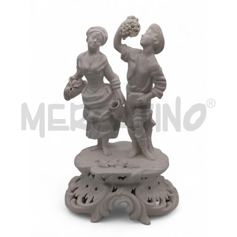 STATUINA  LUI E LEI BASSANO UVA | Mercatino dell'Usato Roma tiburtina 1