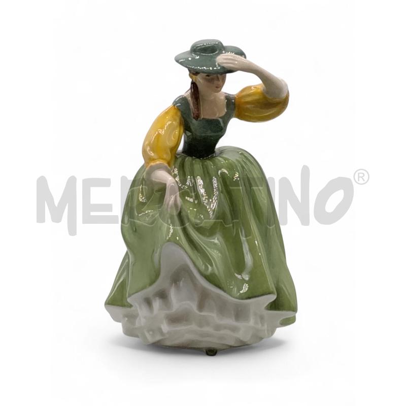 STATUINA  ROYAL DOULTUN DAMA VESTITO VERDE | Mercatino dell'Usato Roma tiburtina 1