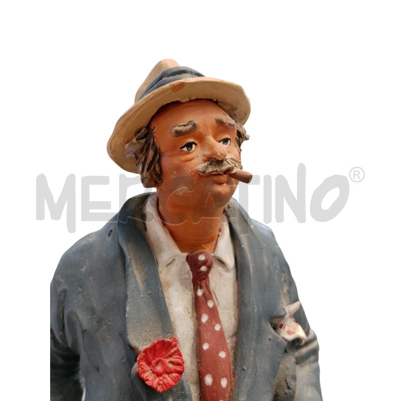 STATUINA  TERRACOTTA CALTAGIRONE | Mercatino dell'Usato Roma tiburtina 4