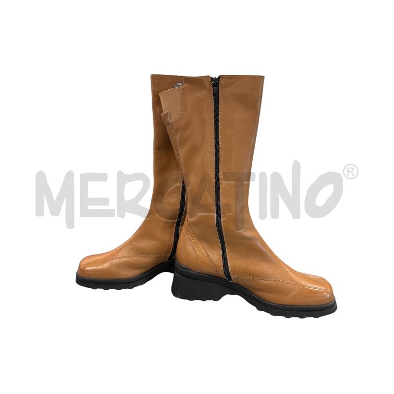 STIVALI DONNA DG PELLE BEIGE | Mercatino dell'Usato Roma tiburtina 2