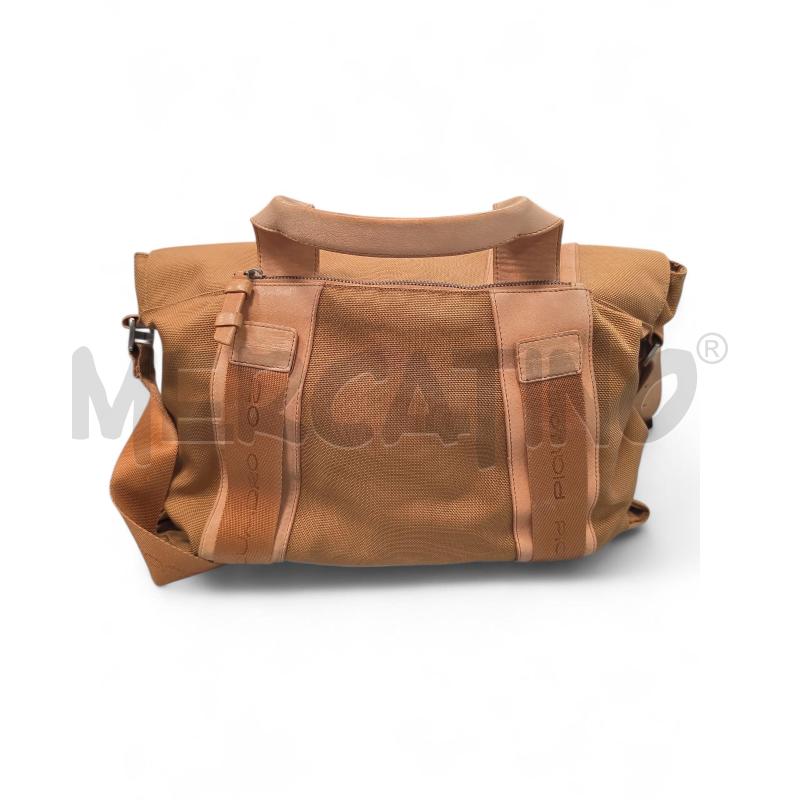 TRACOLLA UNISEX PIQUADRO PELLE BEIGE E TUSSUTO | Mercatino dell'Usato Roma tiburtina 2