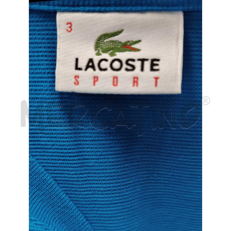 T SHIRT UOMO LACOSTE BLU  | Mercatino dell'Usato Roma tiburtina 2