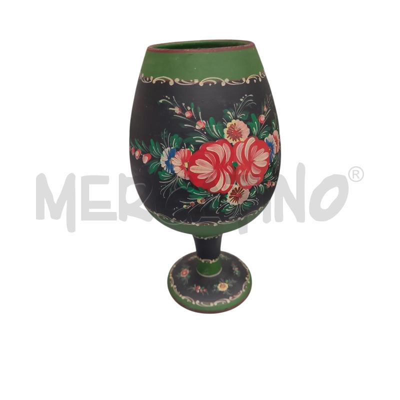 VASO CALICE VERDE DE RUTA | Mercatino dell'Usato Roma tiburtina 1