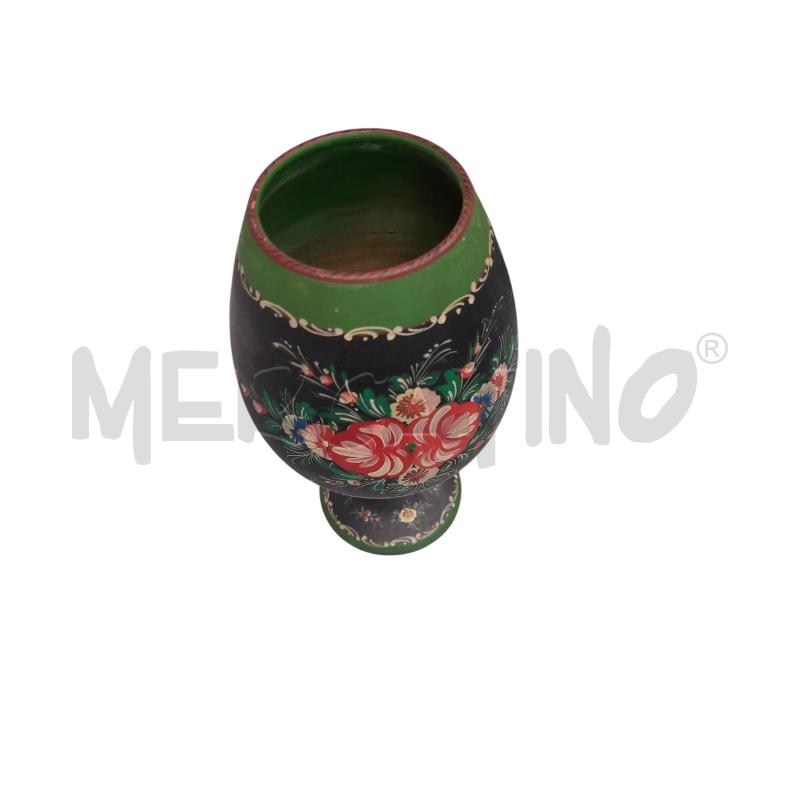 VASO CALICE VERDE DE RUTA | Mercatino dell'Usato Roma tiburtina 3