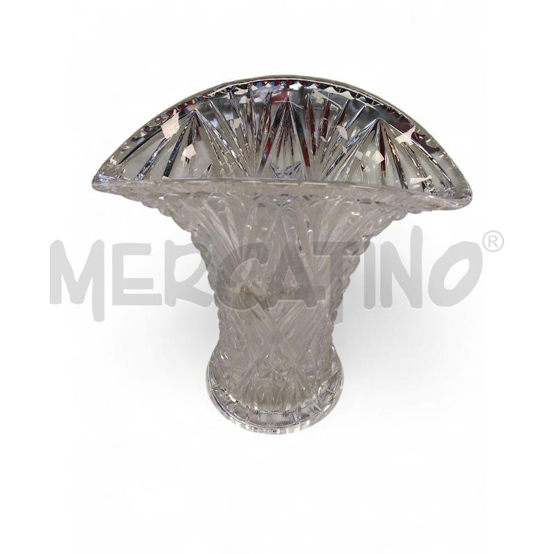 VASO CRISTALLO INCISO | Mercatino dell'Usato Roma tiburtina 1