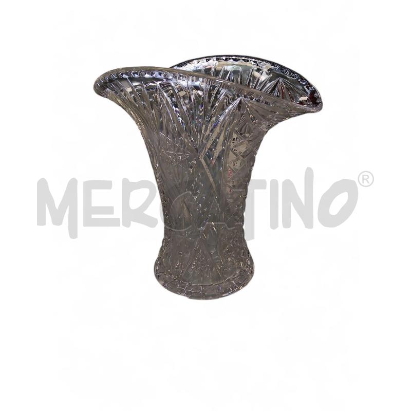 VASO CRISTALLO INCISO | Mercatino dell'Usato Roma tiburtina 2