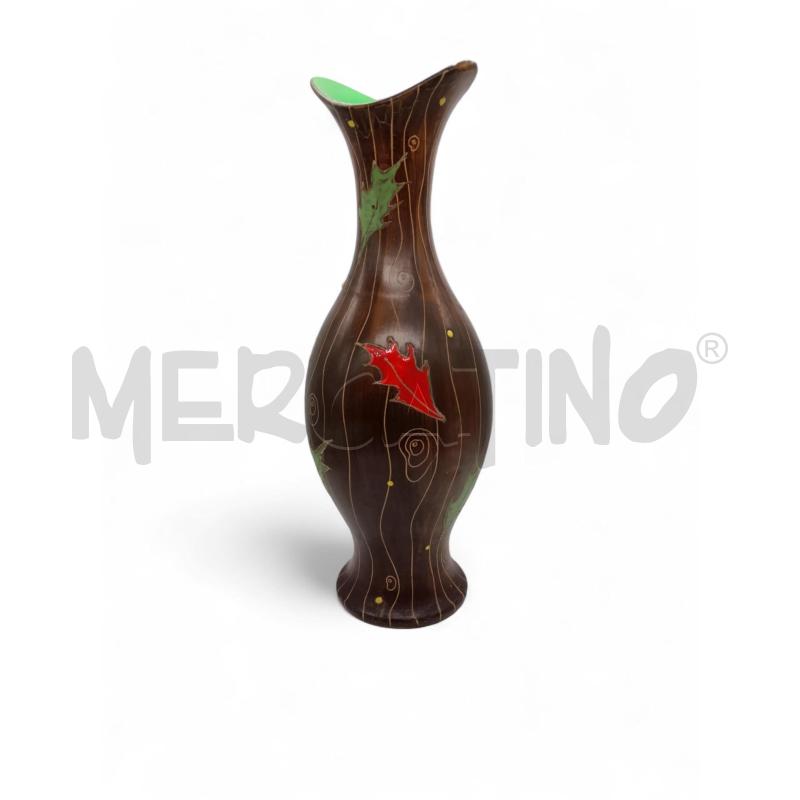 VASO MARRONE FOGLIE | Mercatino dell'Usato Roma tiburtina 1