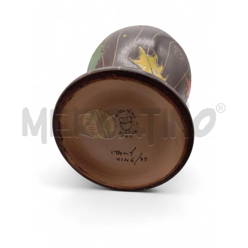 VASO MARRONE FOGLIE | Mercatino dell'Usato Roma tiburtina 3