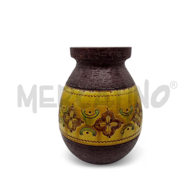 VASO MARRONE GIALLO | Mercatino dell'Usato Roma tiburtina 1