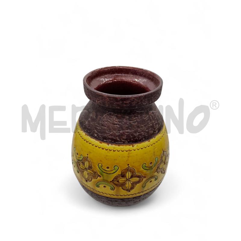 VASO MARRONE GIALLO | Mercatino dell'Usato Roma tiburtina 2