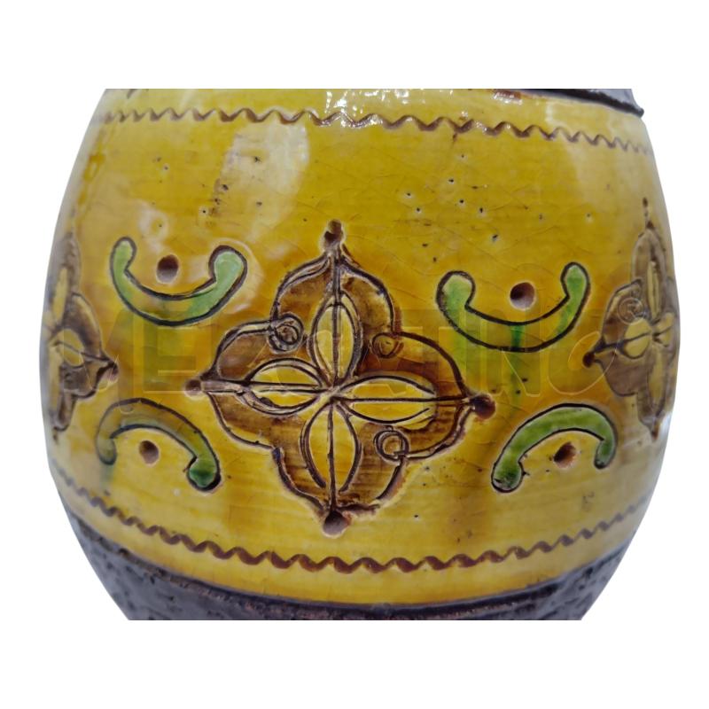 VASO MARRONE GIALLO | Mercatino dell'Usato Roma tiburtina 3