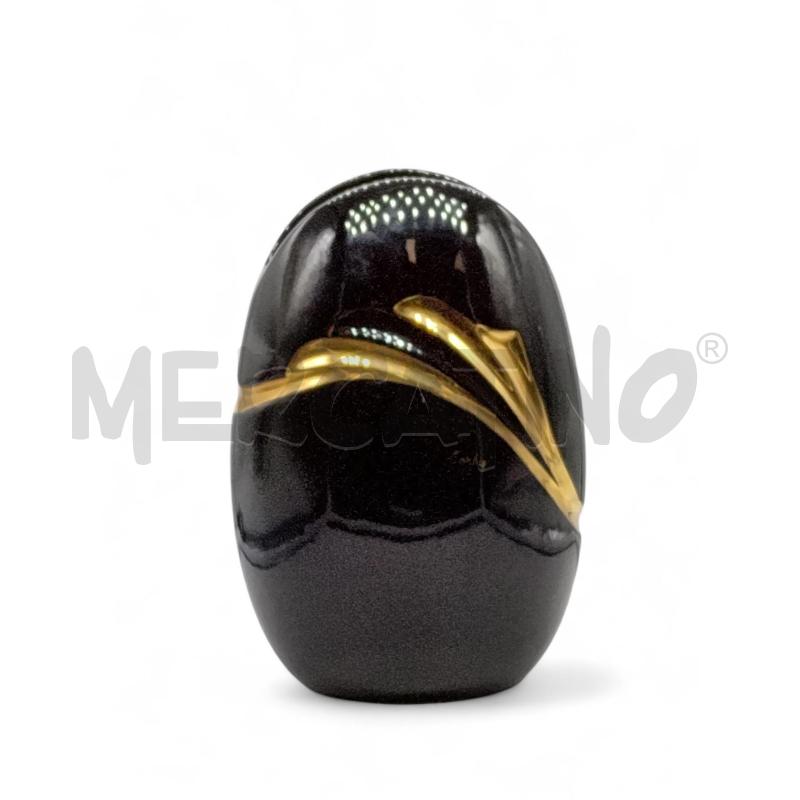 VASO NERO ORO CARPOÈ | Mercatino dell'Usato Roma tiburtina 1