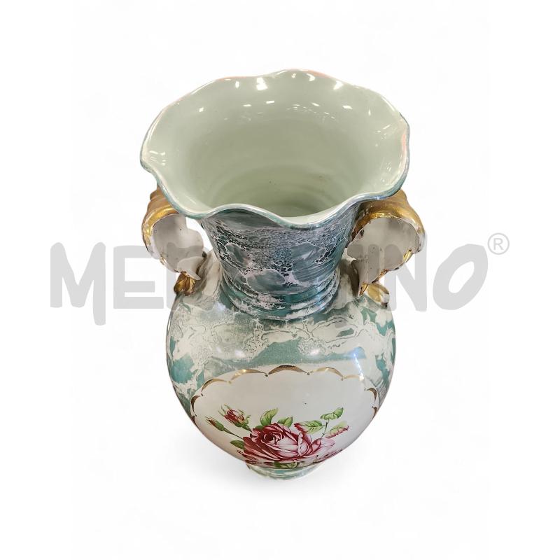 VASO  ANFORA GUALDO TADINO VERD | Mercatino dell'Usato Roma tiburtina 3