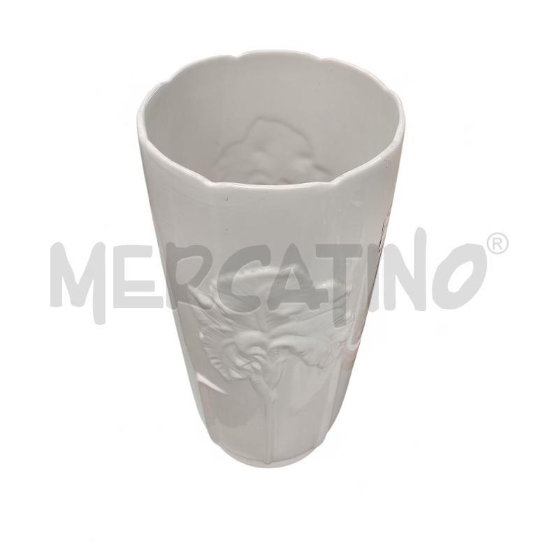 VASO  CERAMICA FIORI | Mercatino dell'Usato Roma tiburtina 2