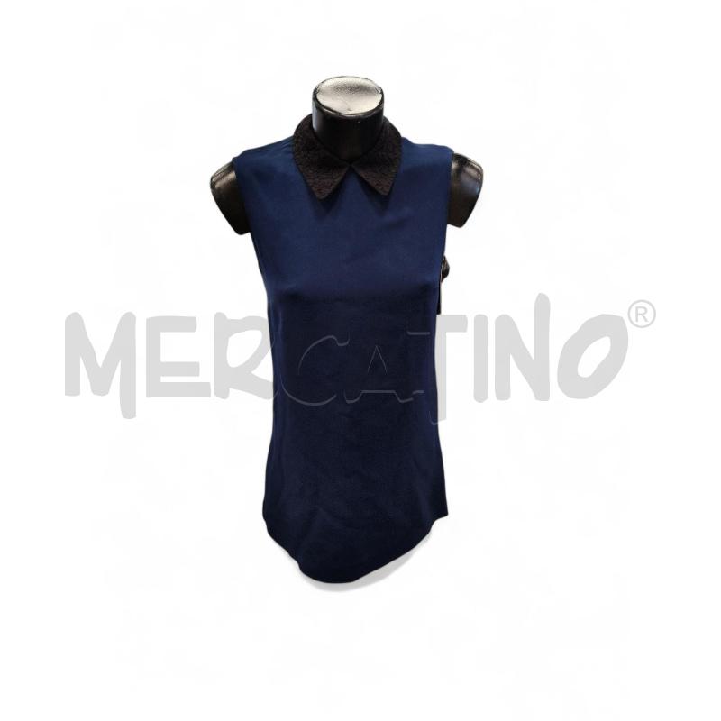 VESTITO DONNA BLU COLLETTO NER MIU MIU | Mercatino dell'Usato Roma tiburtina 1