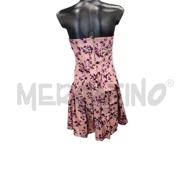 VESTITO DONNA ROSA FIORI EXPRESS SETA | Mercatino dell'Usato Roma tiburtina 2