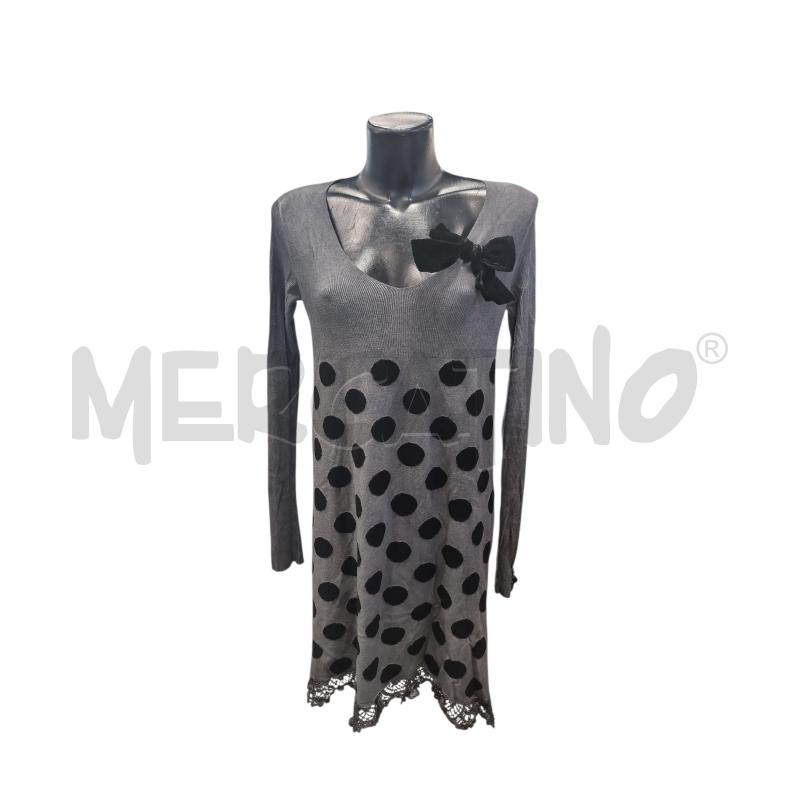 VESTITO DONNA TWIN SET GRIG POIS NER  | Mercatino dell'Usato Roma tiburtina 1