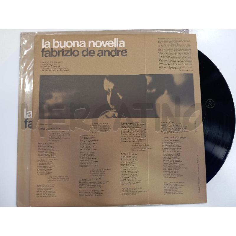 33 FABRIZIO DE ANDRÈ LA BUONA NOVELLA | Mercatino dell'Usato Roma viale tirreno 1