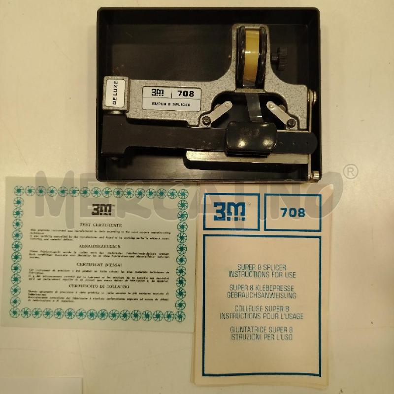 3M 708 SUPER 8 SPLICER | Mercatino dell'Usato Roma viale tirreno 2